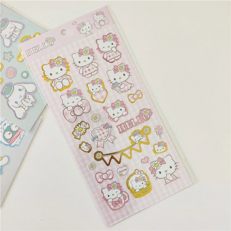 Мультяшные милые Sanrio с большими глазами лягушка Kulomi Декоративные наклейки для