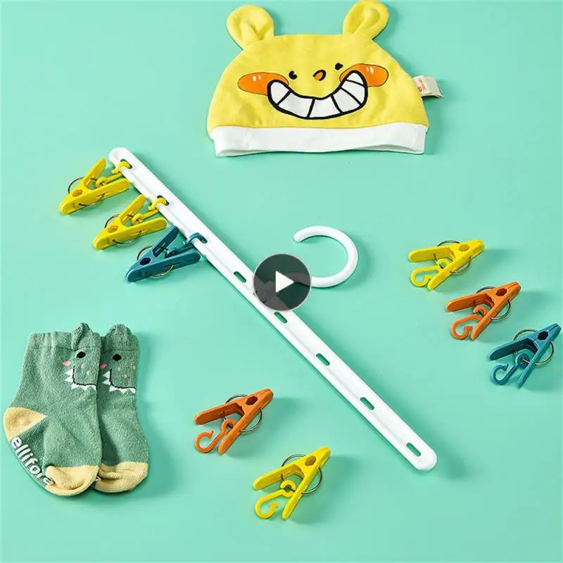

Detachable Clothes Clip Rotate Household Clothes Drying Clip White/gray Drying Socks Clothes Hanger High-quality Clip Small Pp