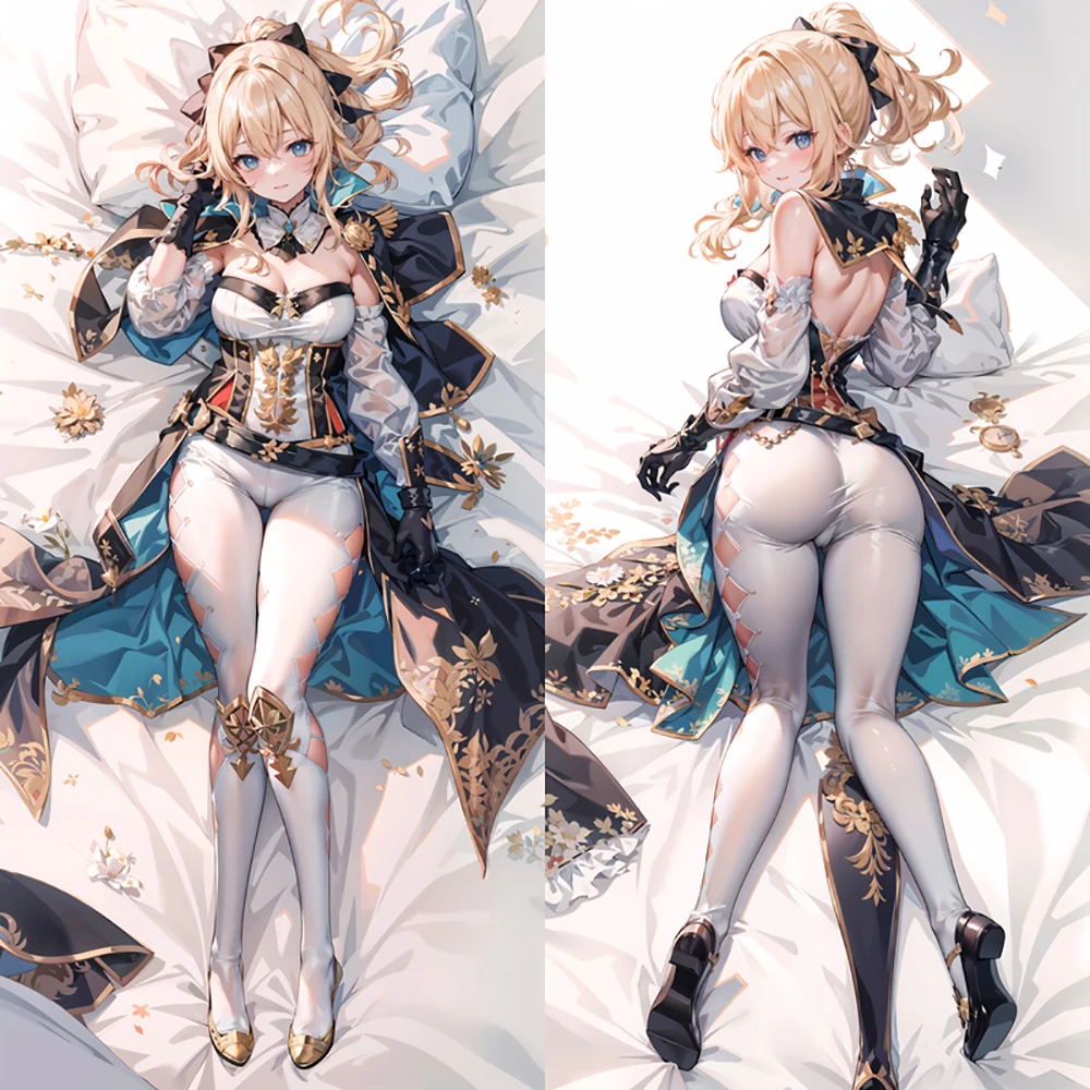 Аниме Genshin Impact Jean Gunnhildr Sexy Dakimakura подушка с двумя видами тела искусственная в