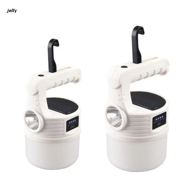 

448C USB Rechargeable Solar Camping Lights Emergency Night Light Outdoor Camp Lantern