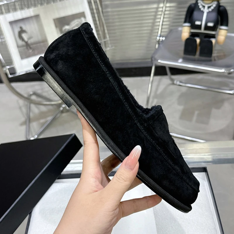 Размер 35–41. Женские лоферы. Новая зимняя обувь из натуральной коровьей замши.