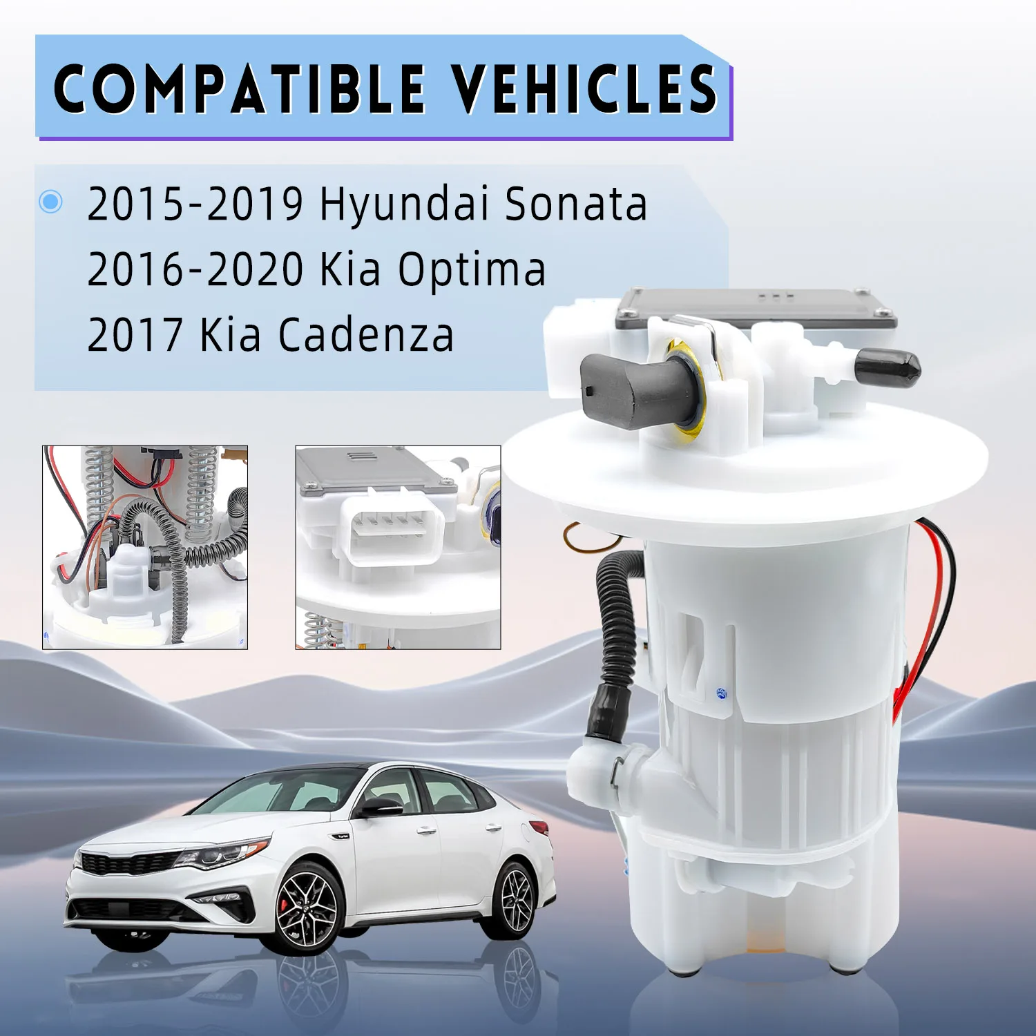 Модуль топливного насоса 31110-D5500 31110-C2500 31111-C1100 для 2015-2019 Hyundai Sonata 2016-2020 Kia Optima 2017 Cadenza