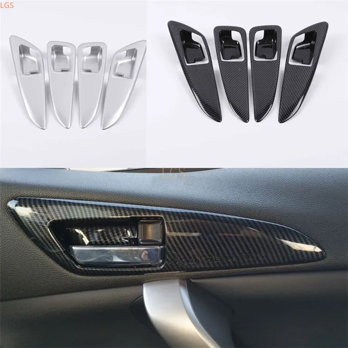

For Mitsubishi Eclipse Cross 2018 2019 ABS Chrome Inner door bowl Inner door handle decoration frame anti-scratch Car styling A