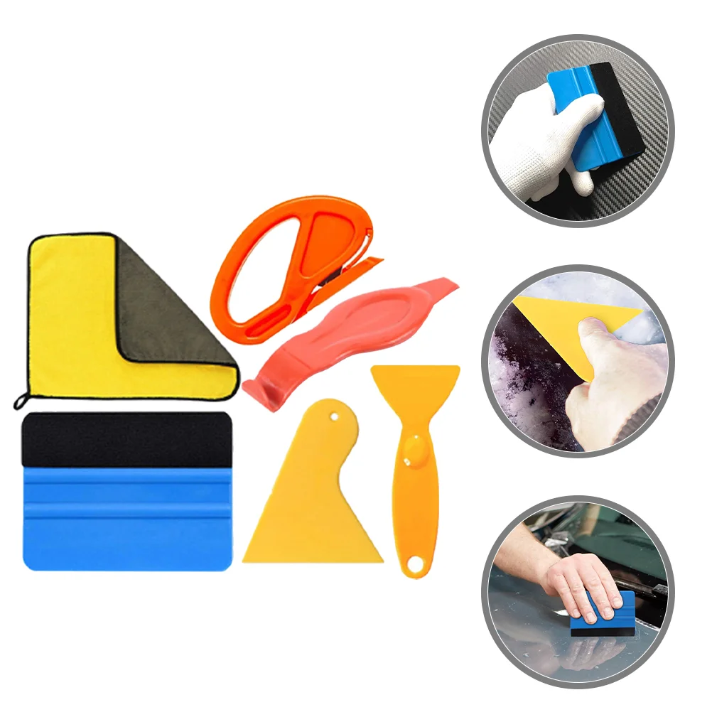 

Car Film Tool Wall Paper Kit Peel Stick Wallpaper Tools Spatula Smoother Wrap Scraper Squeegee Seam Application