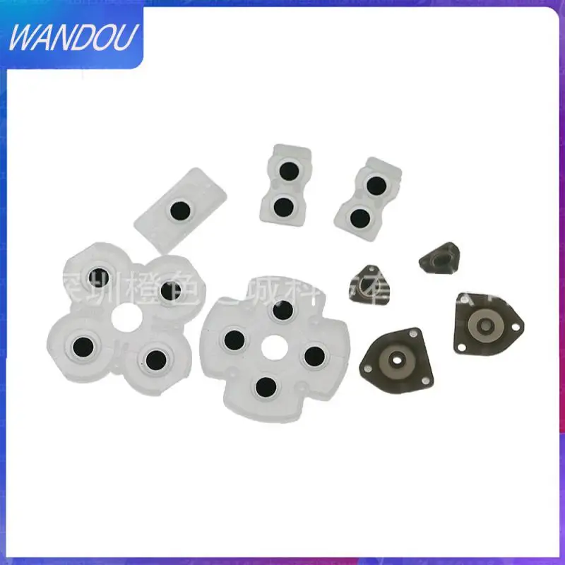 

Detachable Handle Conductive Adhesive Durable Easy Installation Repair Parts Button Rubber Pad Easy To Clean Silica Gel 1 Set