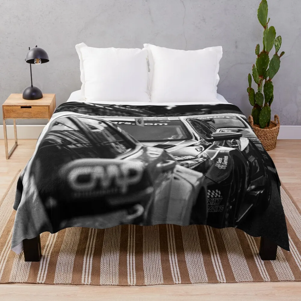 

BTCC British Touring Car Lineup Throw Blanket Beach Blanket