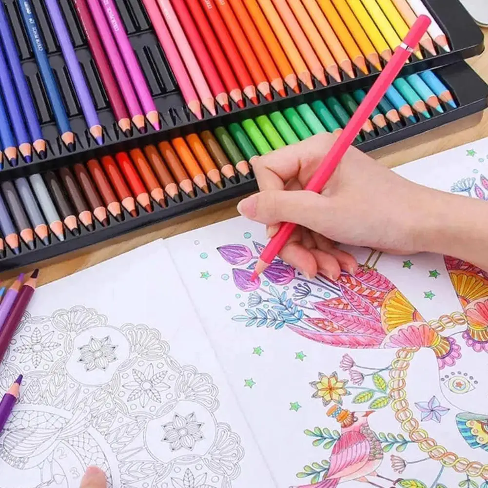 

12/18 Colors Professional Oil Color Pencil Soft Wood Art Colored Watercolor Supplies School Sketch Set Drawing Pencils R5X5