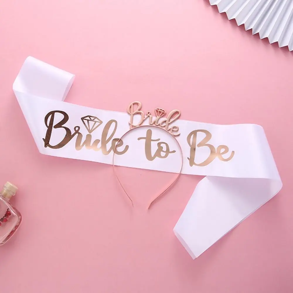 

Beautiful Creative Party Photo Props Unique Letter Bride Veil Hair Hoop Delicate Stylish Wedding Decoration