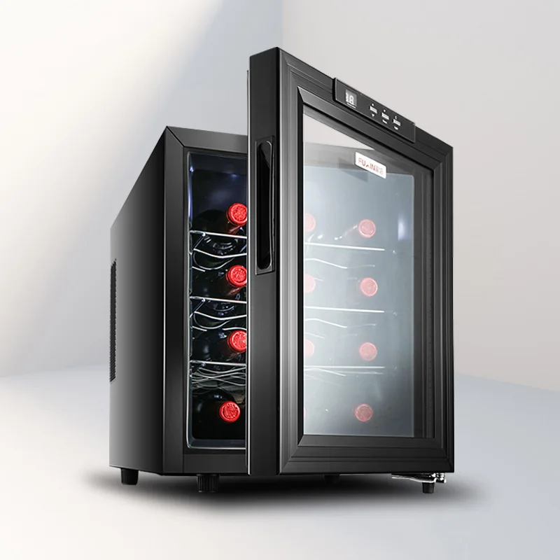Electronic Control Wine Cabinet Constant Temperature Humidity Small Household Wine Refrigerator Ice Bar Freezer Cigar Cabinet