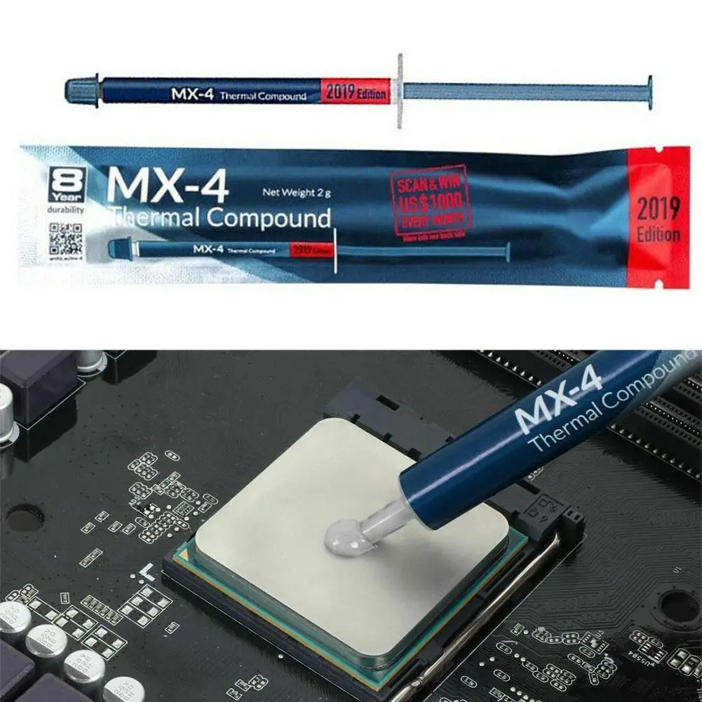 2g MX4 процессор процессорный кулер охлаждающий вентилятор Термопаста VGA составная