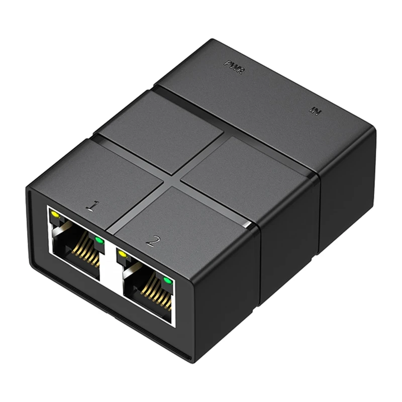 Network Cable Splitter 1 To 2 Simultaneous Internet Broadband Network Port Pairs 1 Drag Two-Turn Interface For Home