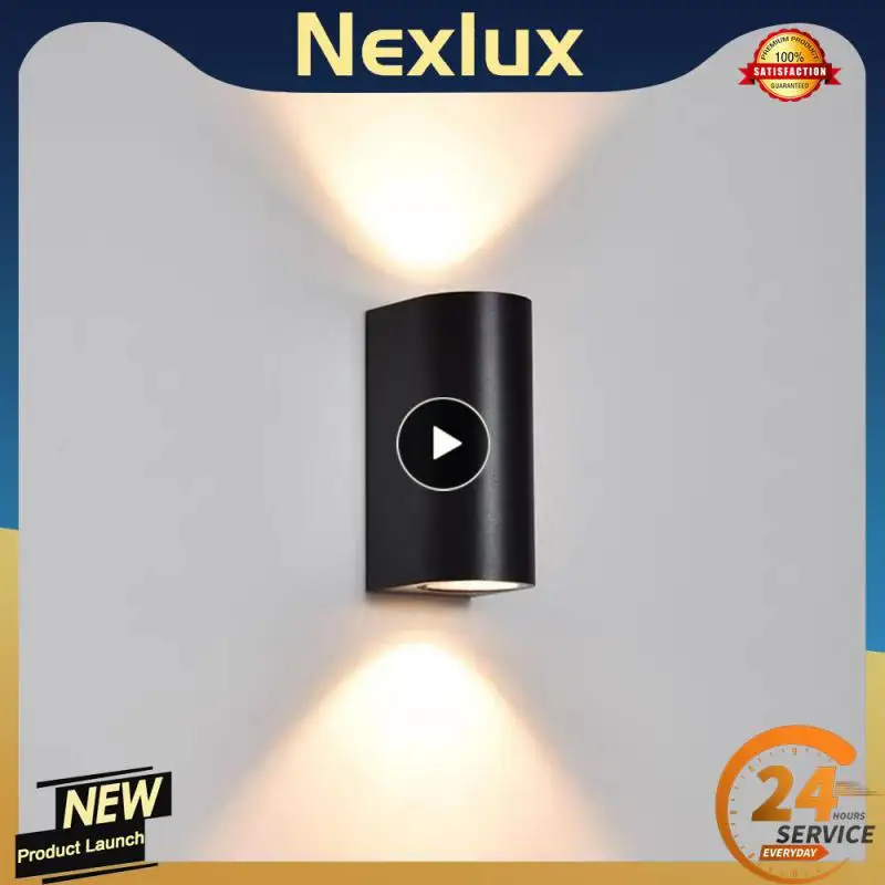 

Aluminum Double-head Wall Lamp Outdoor Waterproof Spotlight Wall Fitting Modern Simple Led Lights Outdoor Wall Washing Lamp