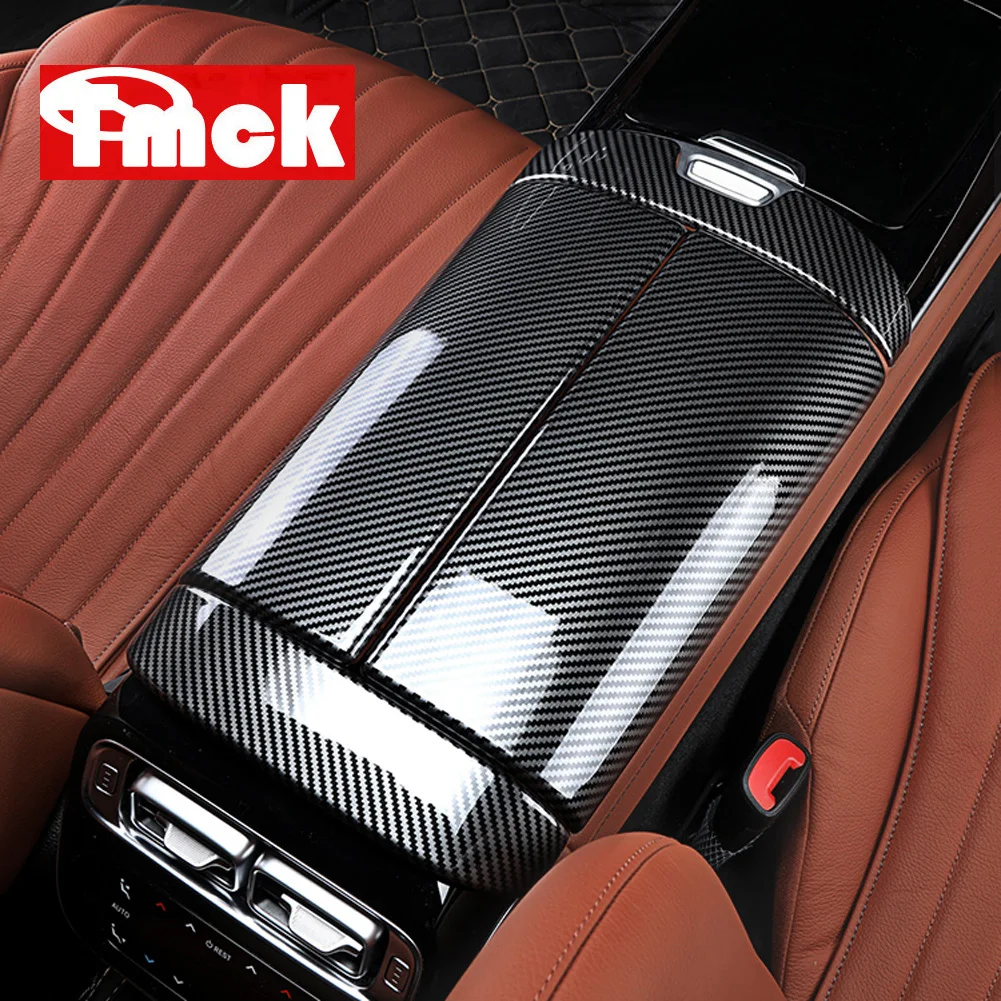 

For Mercedes Benz S Class W223 S400L S450L S500L S480 S580 S680 2021 2022+ Car Accessories Central Armrest Box Panel Trim Cover