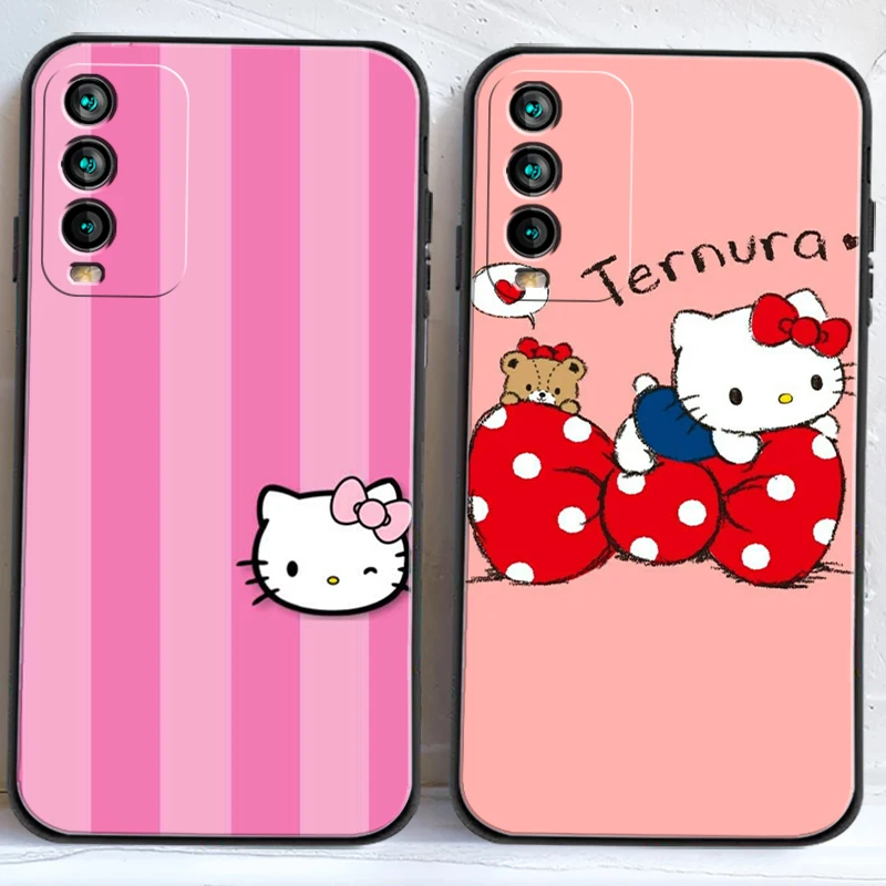 

Cute Hello Kitty Phone Cases For Xiaomi Redmi Note 9 7A 9A 9T 8A 8 2021 7 8 Pro Note 8 9 Note 9T Funda Coque Soft TPU