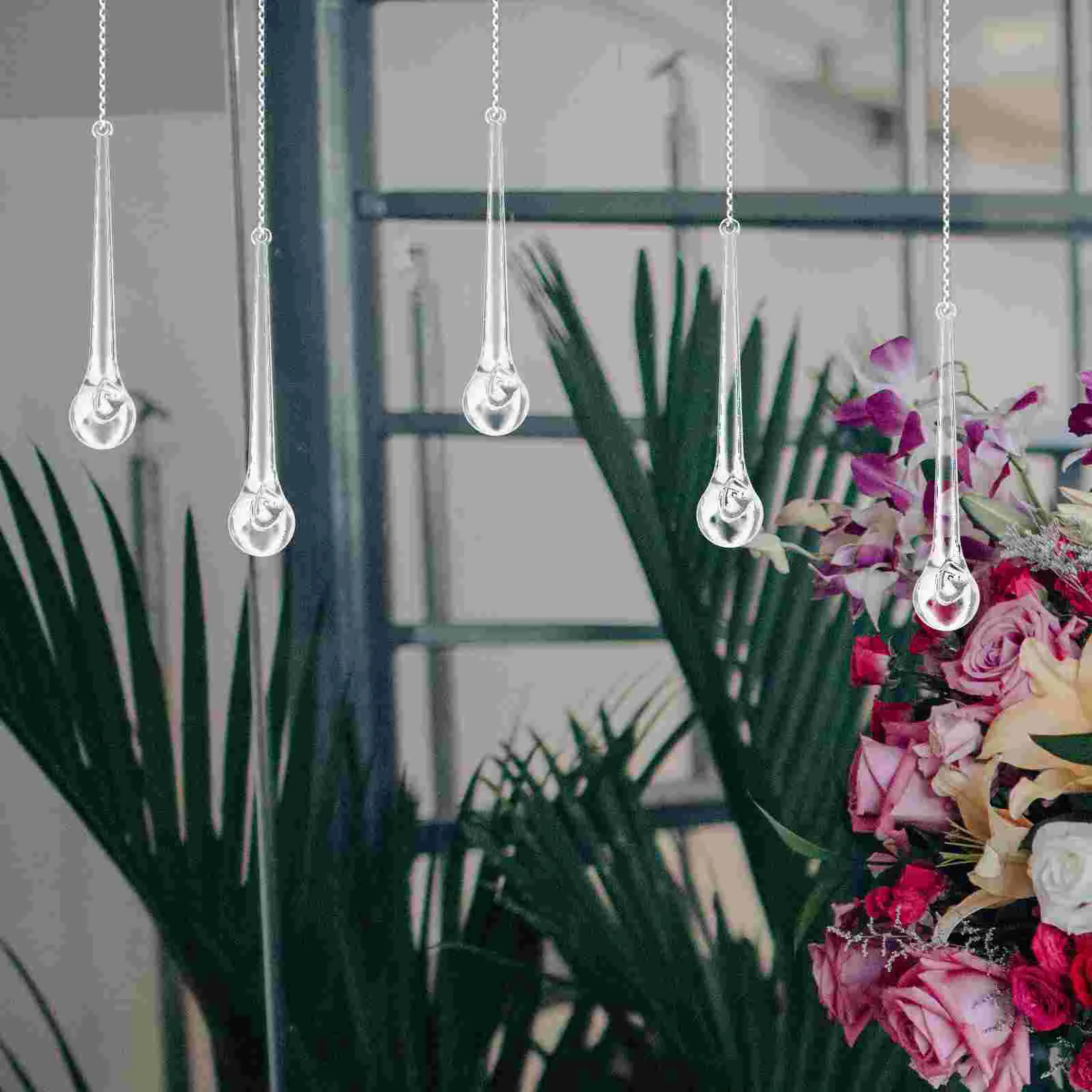 10 шт. декоративные украшения прозрачная подвеска в виде птицы подвесное