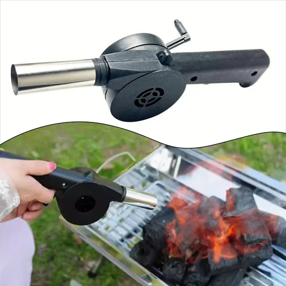 1 шт. портативный воздуходувка для барбекю ручная рукоятка вентилятор