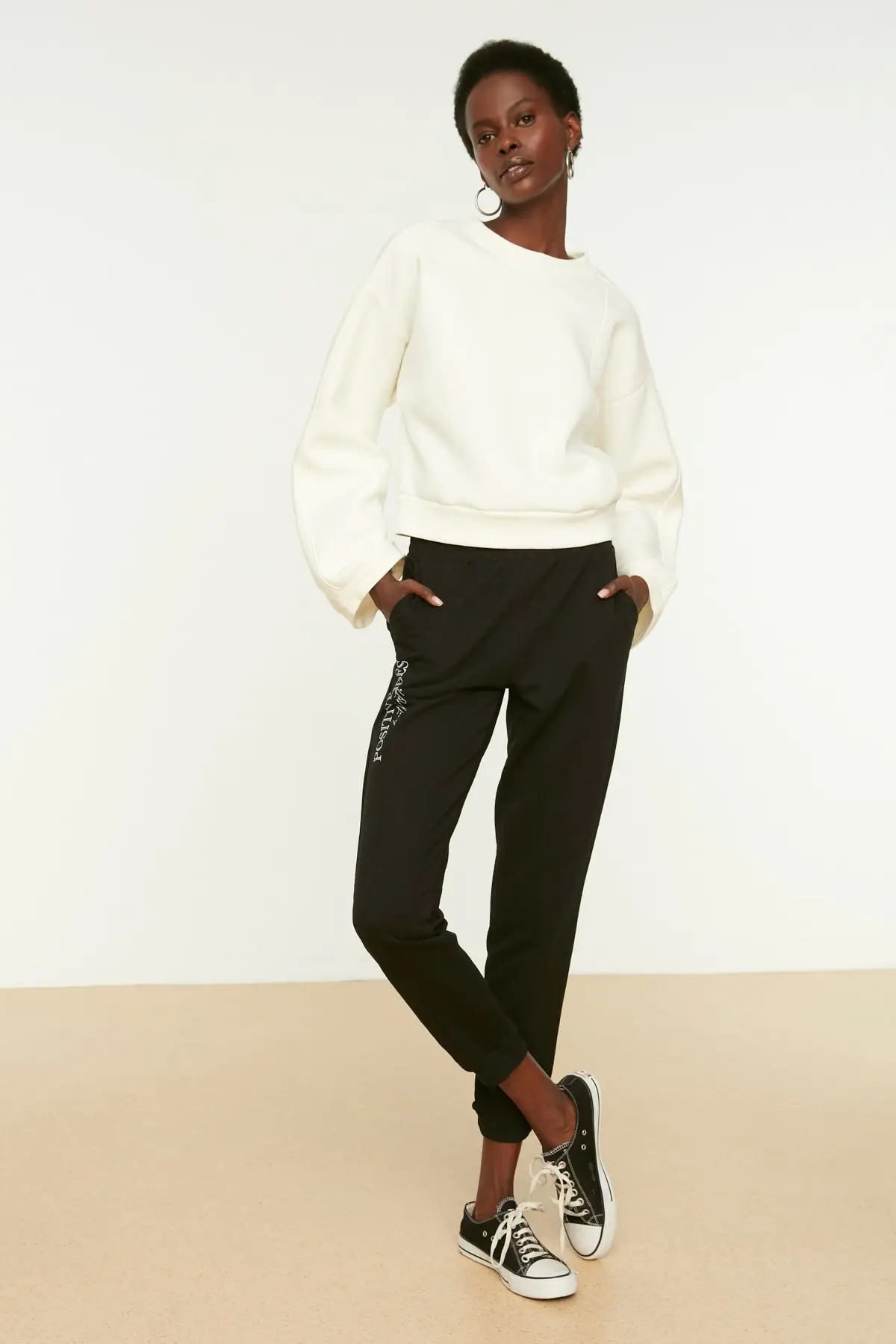 

Basic Jogger Printed Slim Knitted Sweatpants