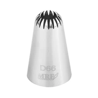 30pcslotfree shipping fda high quality stainless steel 188 cake decorating icing french cupcake star nozzle d66