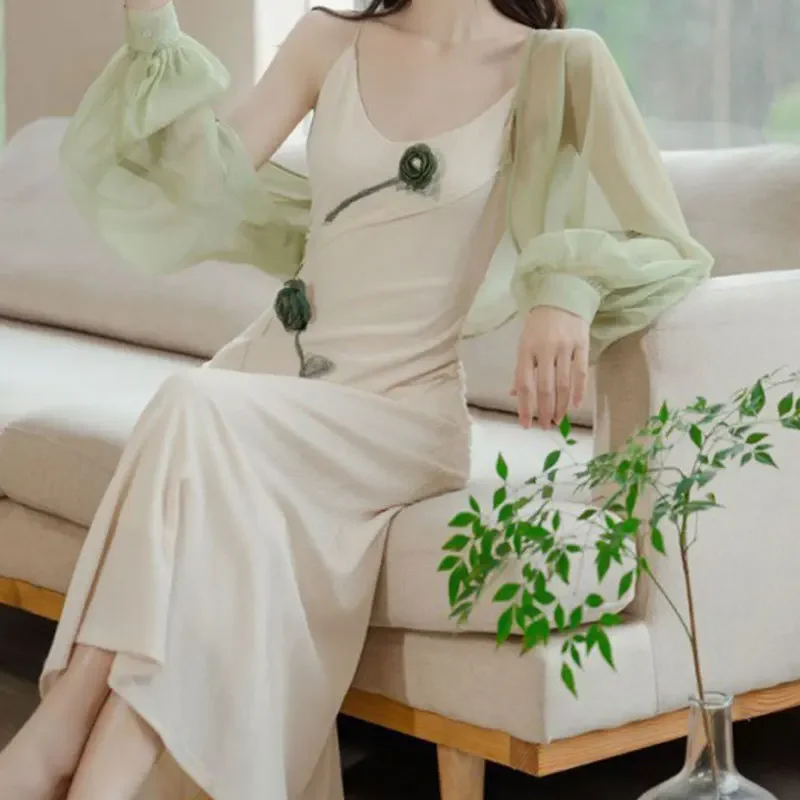 Винтажный новый летний костюм джентльмена в китайском стиле мягкое красочное