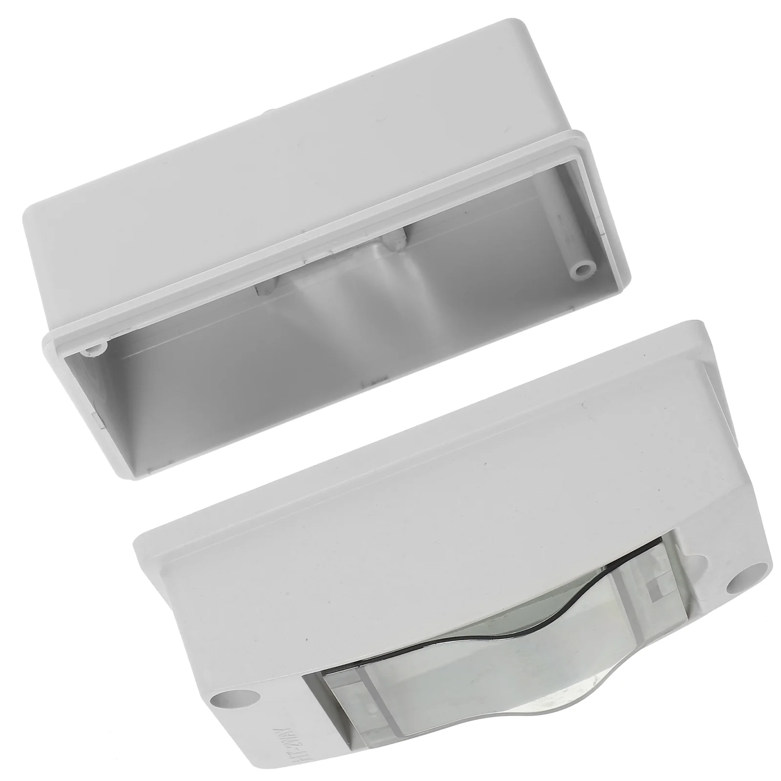 Distribution Protection Box Weatherproof Electrical Boxes Breaker 2 Way Consumer Unit Plastic White Small