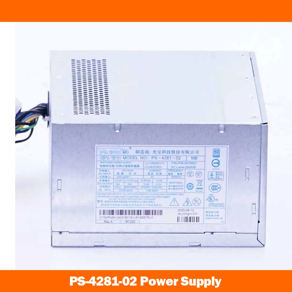 Desktop Power Supply For 54Y8900 PS-4281-02 280W Fully Tested