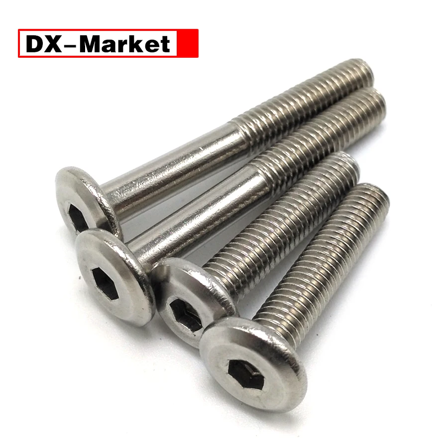 

[DX-market] плоские винты с шестигранной головкой М8, производитель крепежей для мебели из нержавеющей стали 304, A013