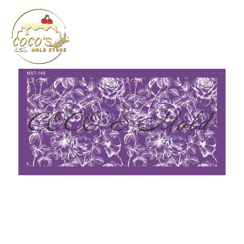 Цветочная Роза дизайнерская ткань искусственная Бриллиантовая кружевная форма