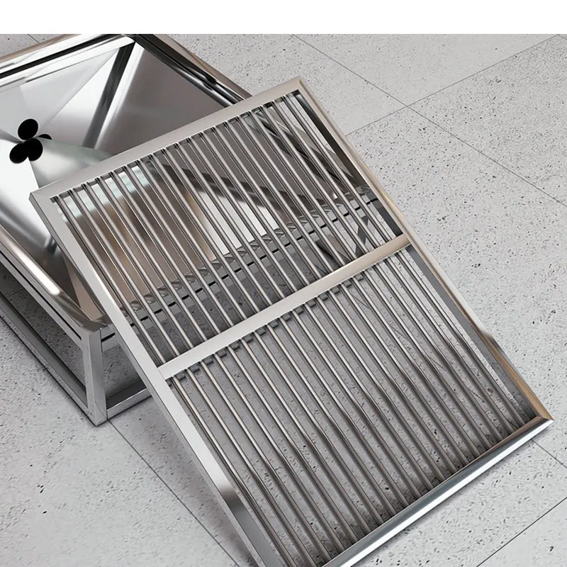 Унитаз для кошек и собак из нержавеющей стали с боковым или средним выходом