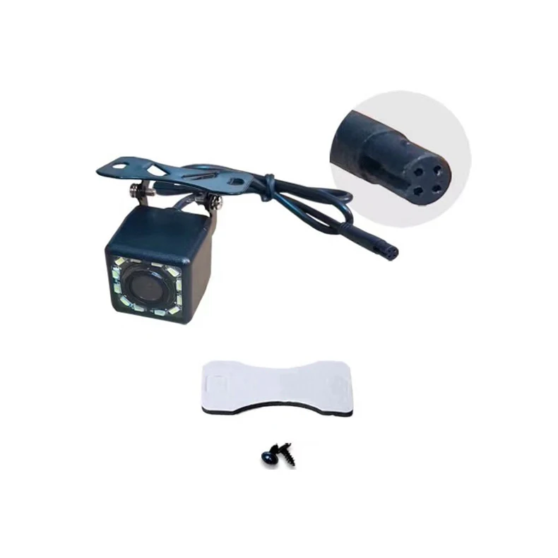

4-контактная HD автомобильная камера заднего вида, 4 светодиода, видеокамера ночного видения, 170 градусов для парковочной камеры, автомобильные аксессуары