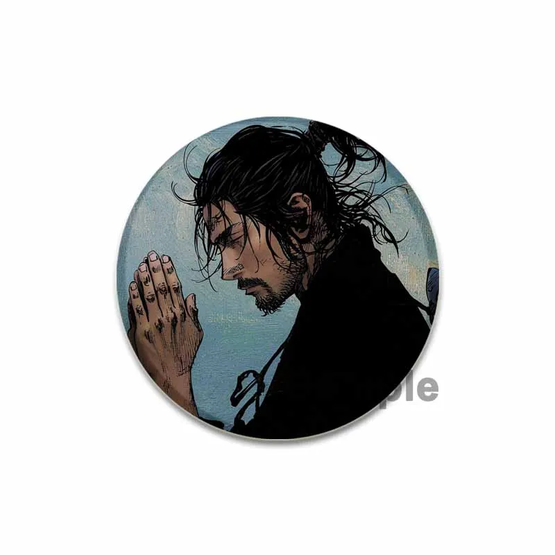 

Круглые аниме булавки из пластика Miyamoto Musashi 32/44/58 мм