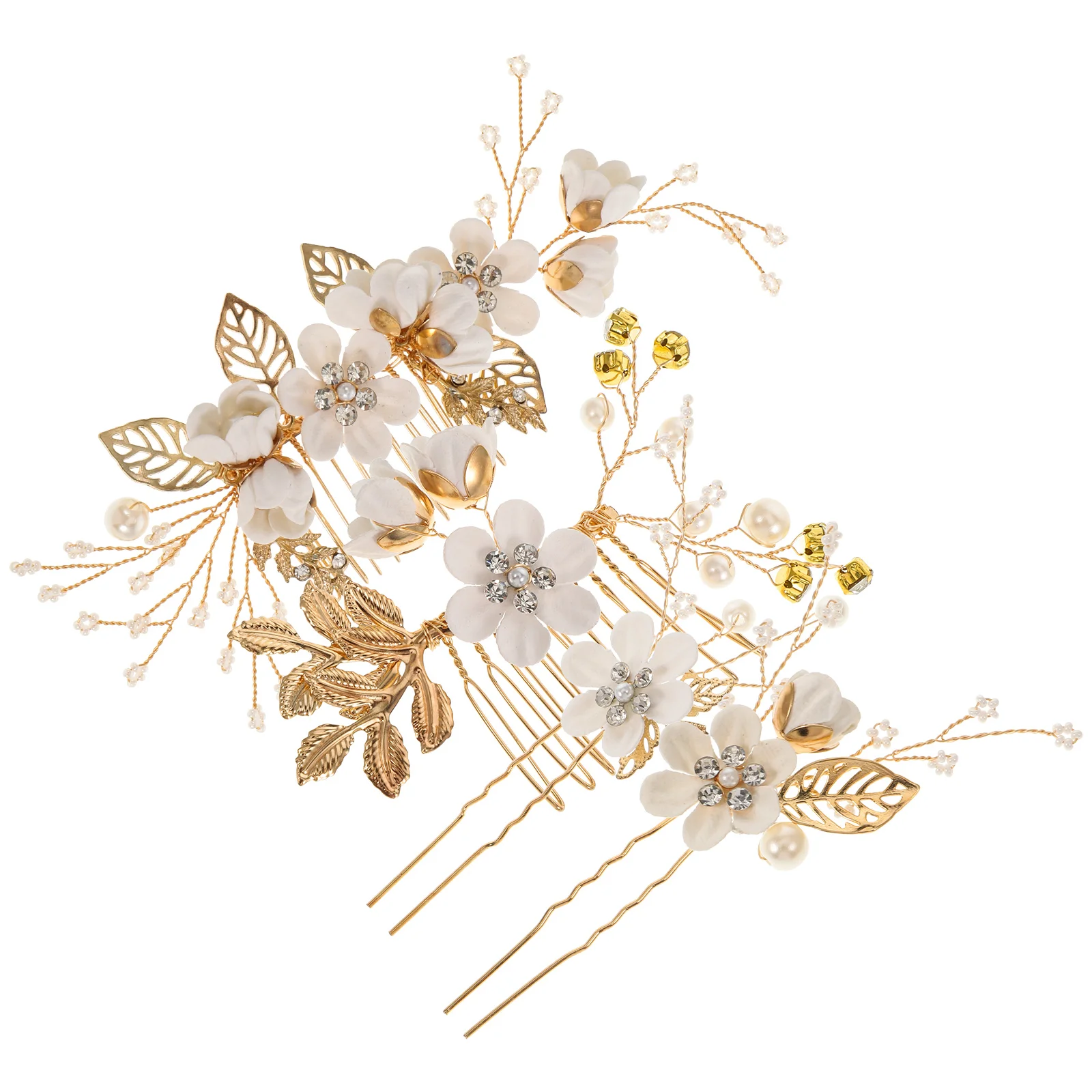 4 шт. брошь с жасмином детские аксессуары ретро-декор головной убор со стразами