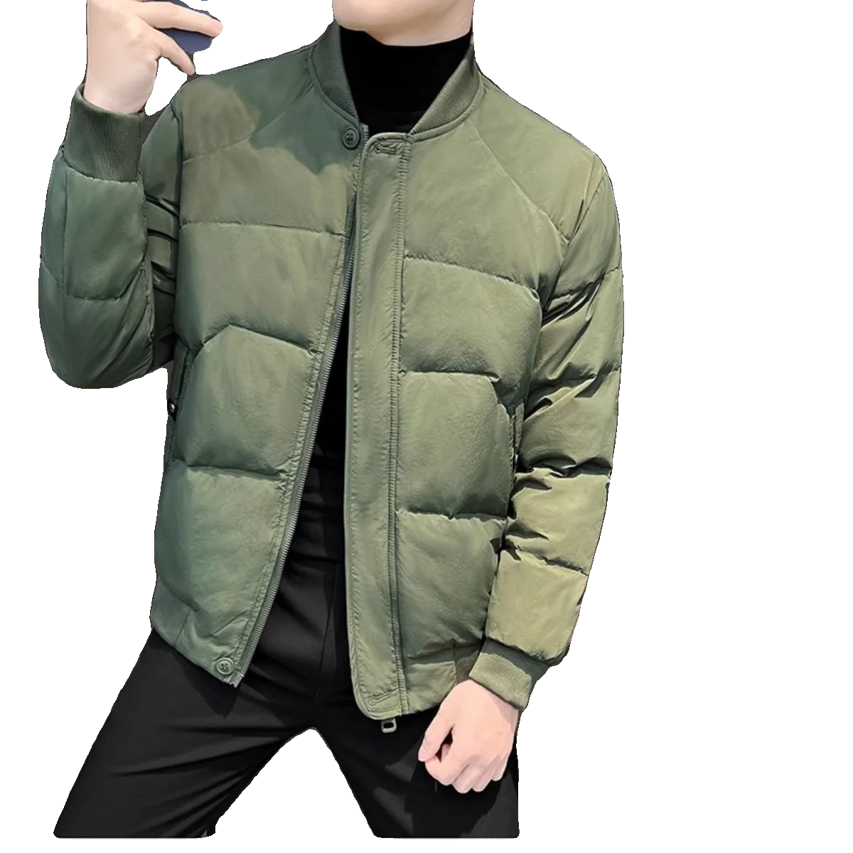 I. Мужская пуховая куртка T-Polo ~ с Бейсбольным воротником новинка осень-зима 2023