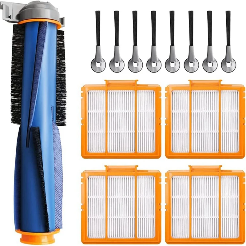 

Main Roller Brush HEPA Filter Side Brush Accessory Set For Shark AV2501AE RV2502AE AV2501S Robot Vacuum