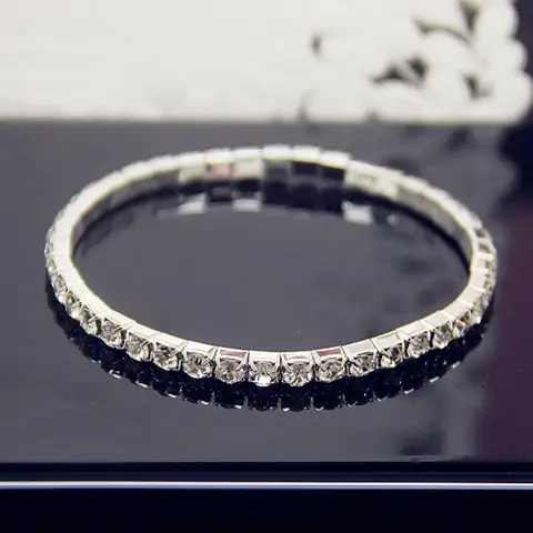 Женский браслет, браслет на запястье, ювелирные изделия, роскошные украшения из искусственных камней, многорядные роскошные римские кристаллы для свадьбы, свадебные украшения