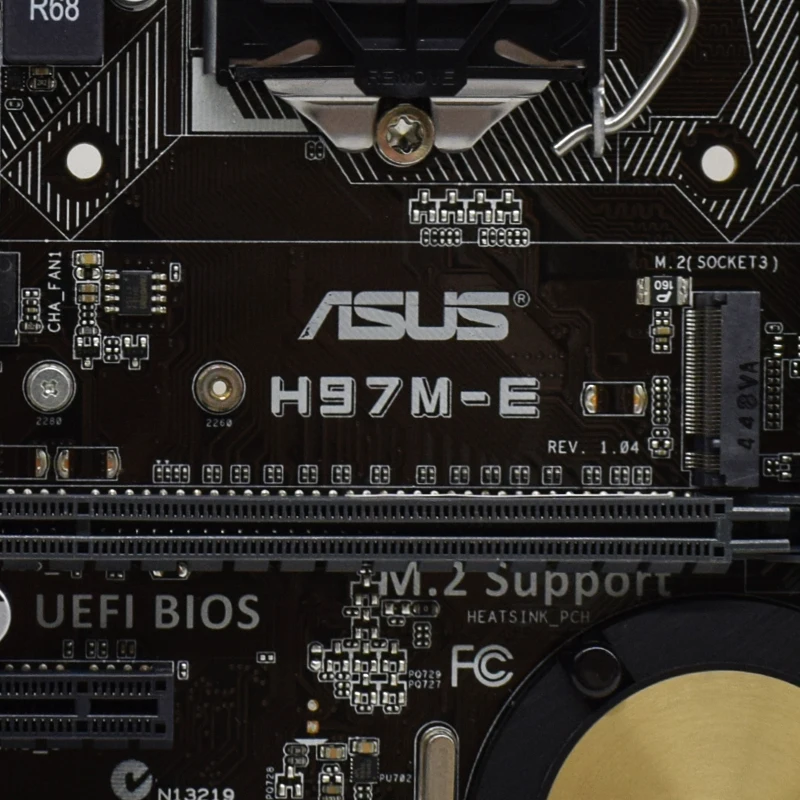 1150 Материнская плата ASUS H97M-E системная DDR3 16 ГБ Intel H97 PCI-E 3 0 USB3.0 VGA Micro ATX для Core i3-4160 cpu -