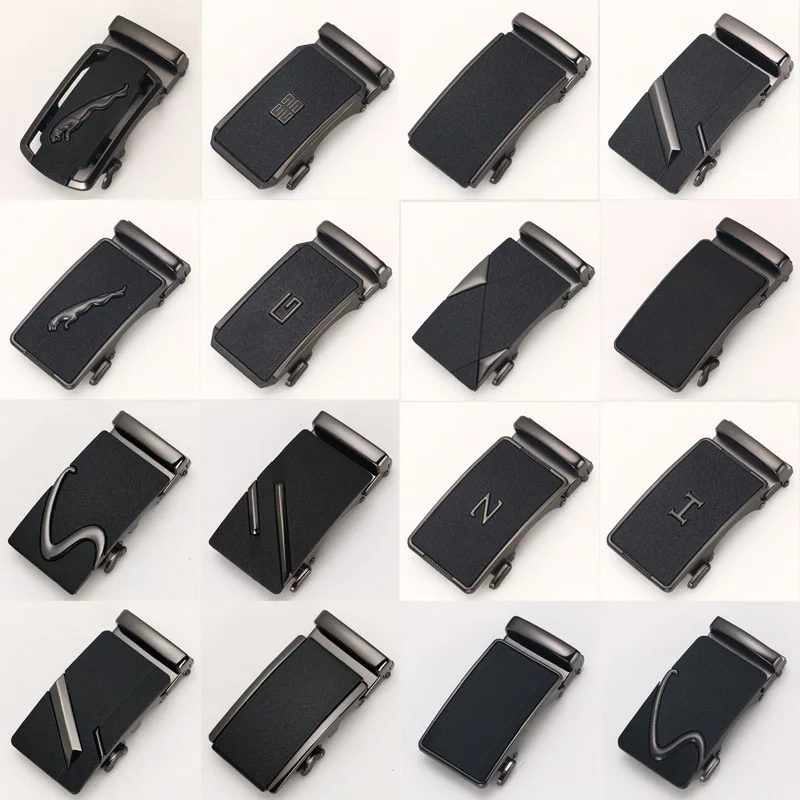 

2023 мужской ремень без пряжки, Повседневная поясная головка без пряжки, черный пояс для отдыха, деловые аксессуары, автоматическая пряжка, ширина 3,5 см