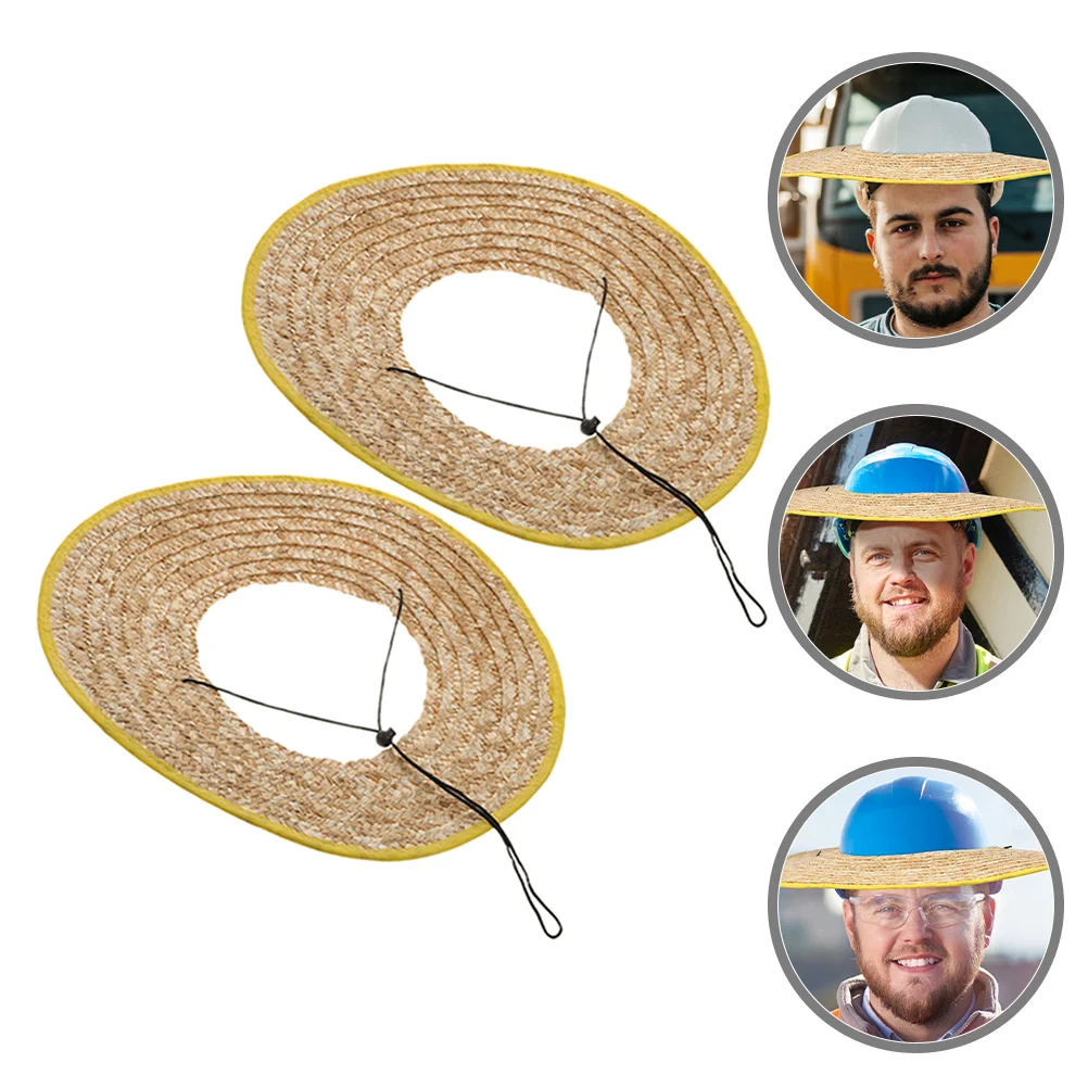 

2pcs Hard Hat Sun Shade 52cm Visor Replacement Construction Hat Visor