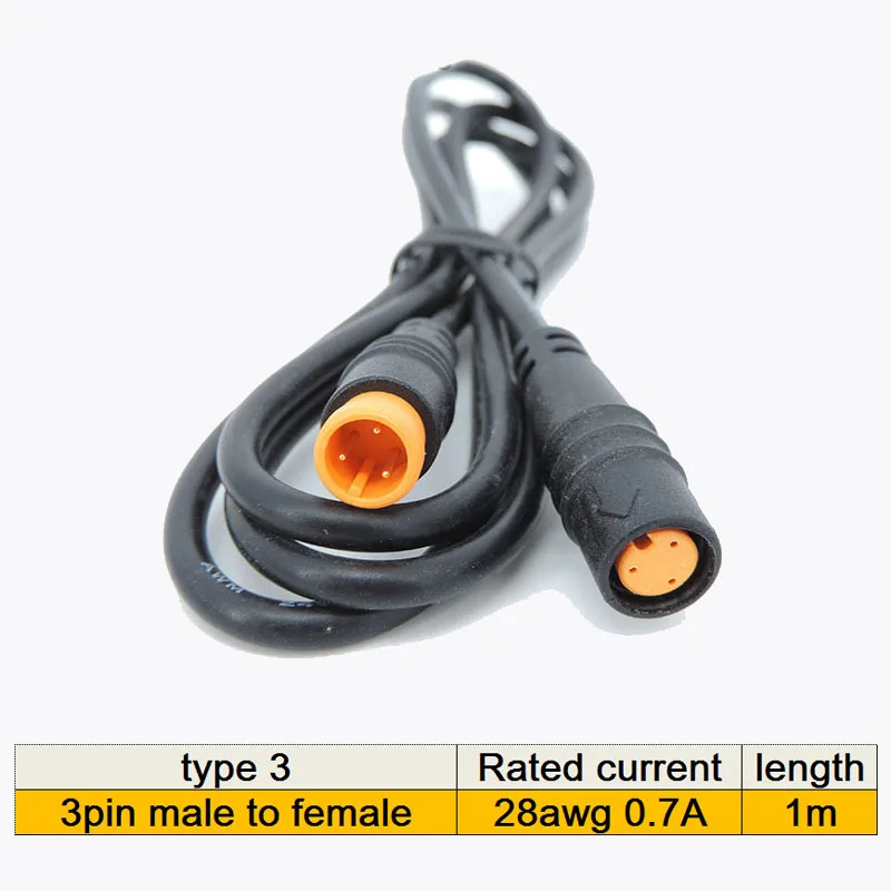 

Водонепроницаемый 3-контактный разъем M8 для электрического велосипеда QvvCev