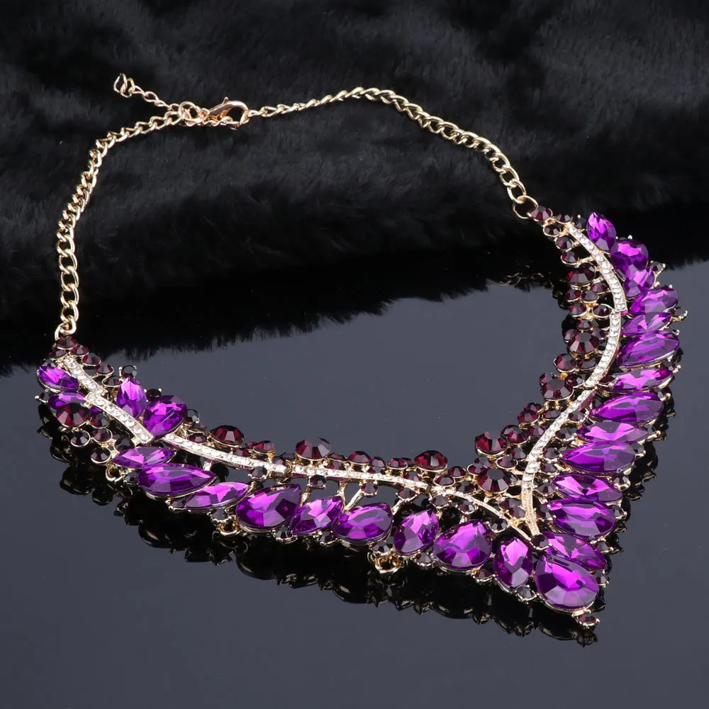 Модные индийские свадебные комплекты ювелирных изделий для невест набор из