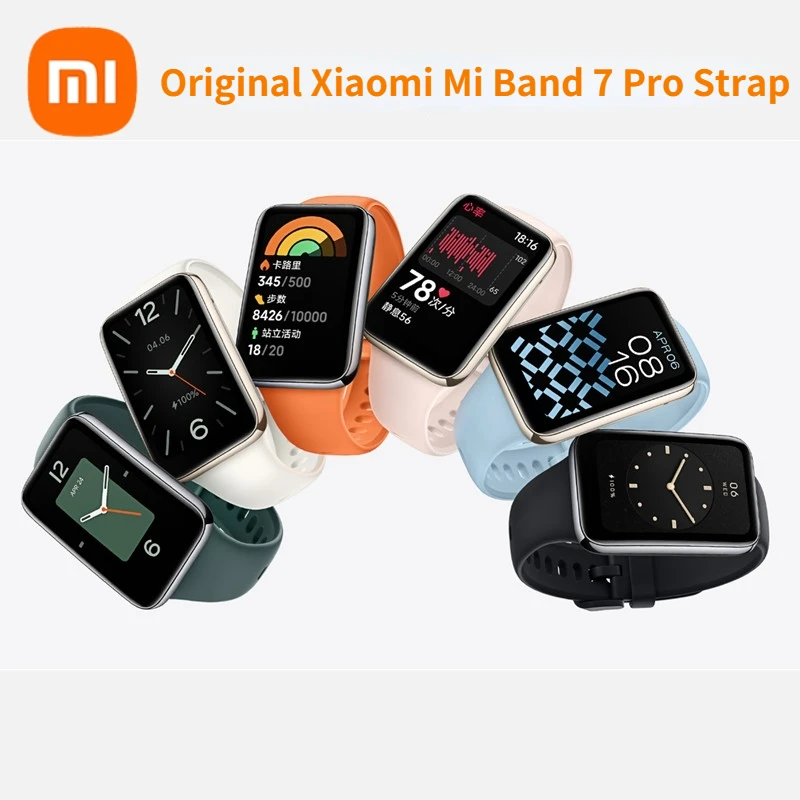 

New Original Xiaomi Mi Band 7 Pro Strap Silicone Official Wristband Bracelet for Xiaomi miband 7 pro 7pro Watchband Correa Blet