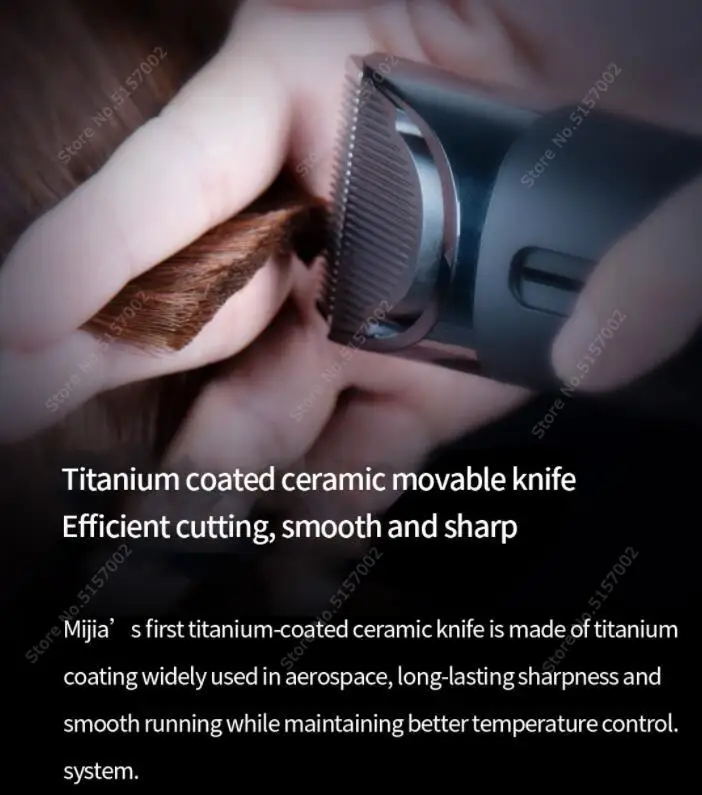 Триммер для волос Xiaomi Mijia IPX7 профессиональная Водонепроницаемая электрическая