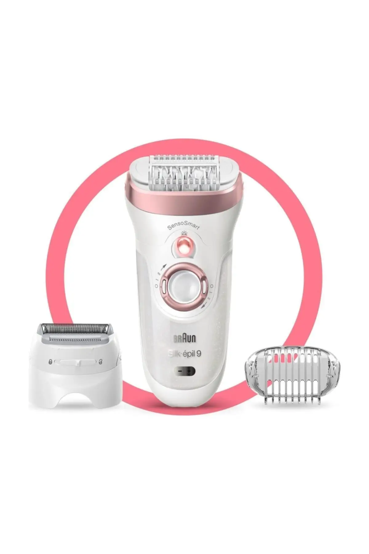 Silk-epil 9 9720 Sensosmart Epilator Hair Removal facial Hai