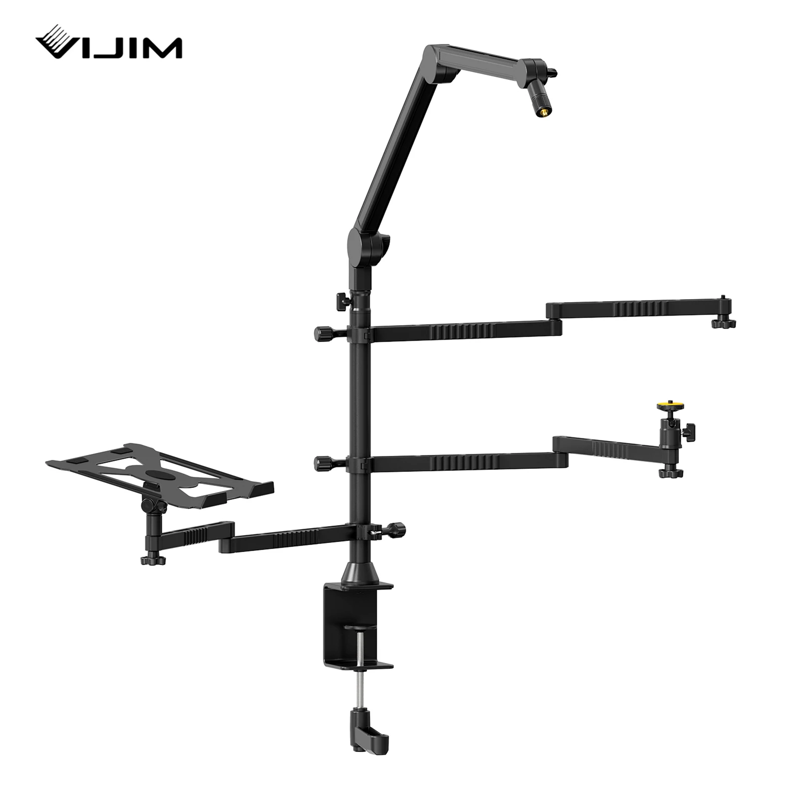 

Кронштейн VIJIM LS21 для прямой трансляции, стрела, Гибкая подставка с несколькими ручками для крепления микрофона, DSLR камеры, телефона, светиль...