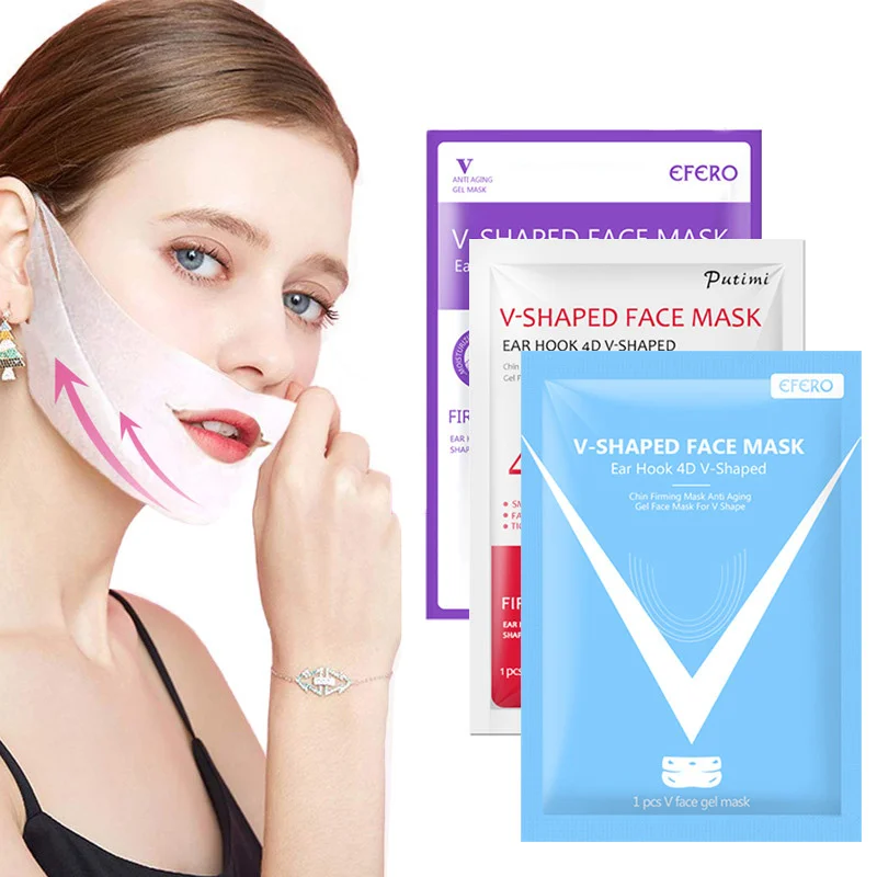 

3Styles 4D V Shape Slim Mask Face Lift Tools Thin Face Mask Slimming Face Treatment Double Chin Skin Beauty Mask Skin Care Tools