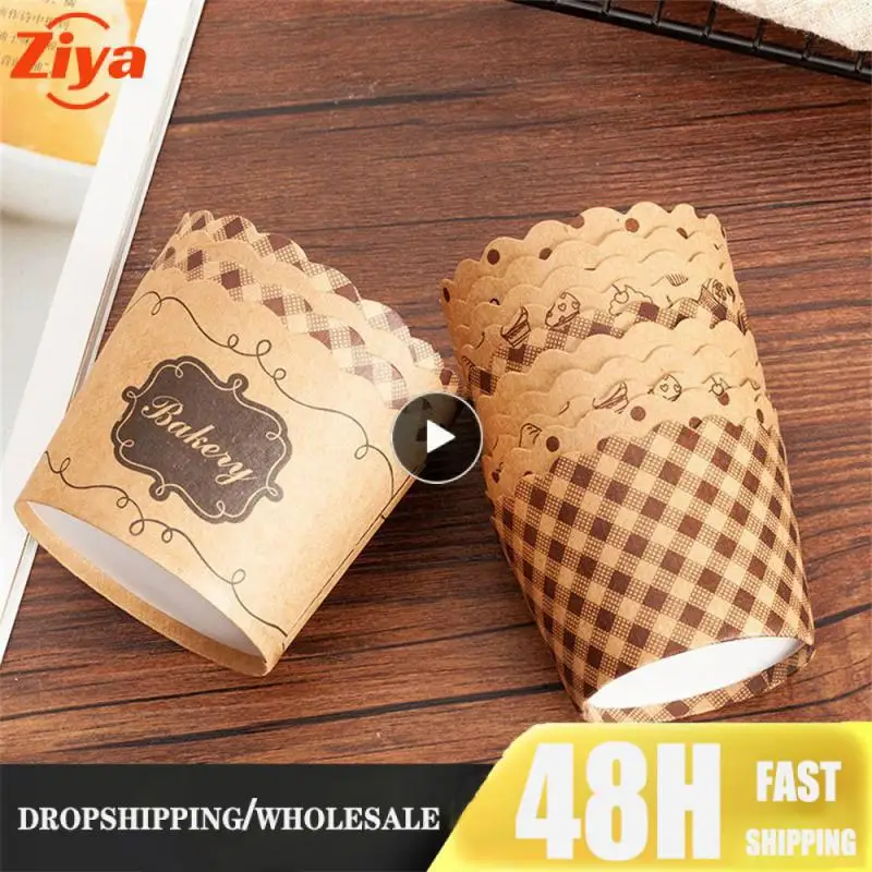 

Mini Cupcakes Baking Cup Safe Materials Withstand Temperature Of About 180-200 ℃ Mini Paper Cup Pallet peel Easily Cake Cup