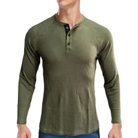 pullover top stylish thick flexible slim solid color men pullover t shirt for sport men top men pullover