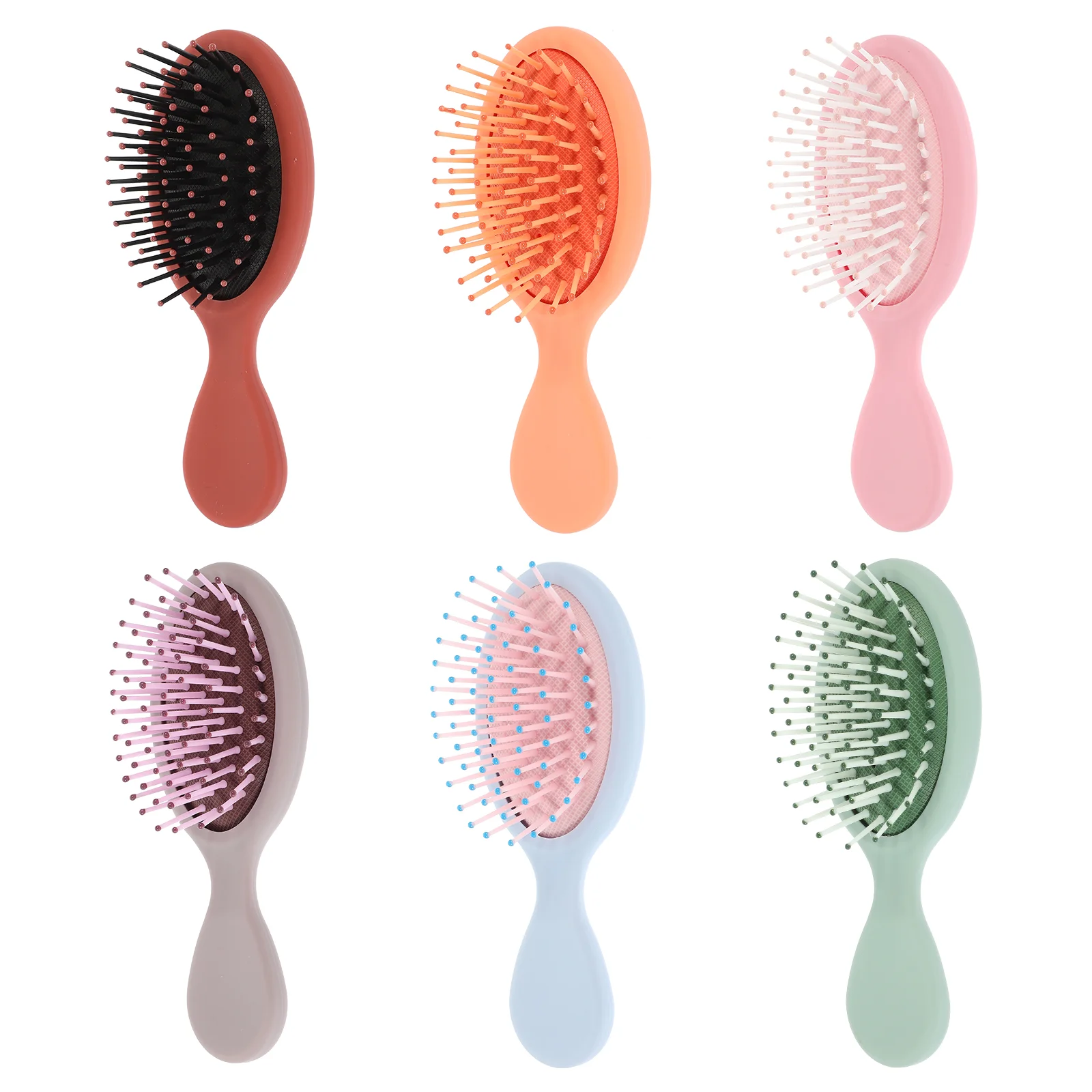 

Hair Brush Curly Wet Soft Bristles Dry Mini Detangler Home Detangling Hairbrush