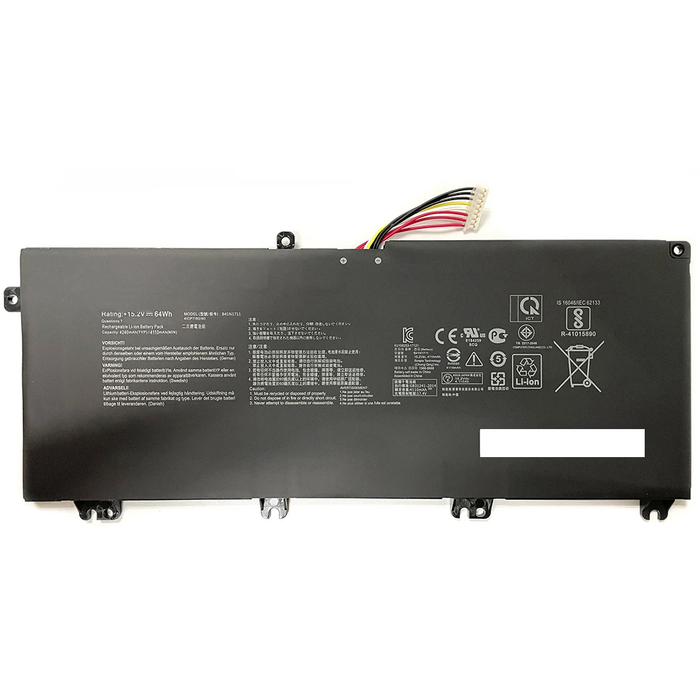 B41N1711 15 2 В 64 Втч аккумулятор для ноутбука Asus FX503VM-DM032T FX63VD E4194T ED191T Rog GL503GE STRIX GL503GE-EN129T