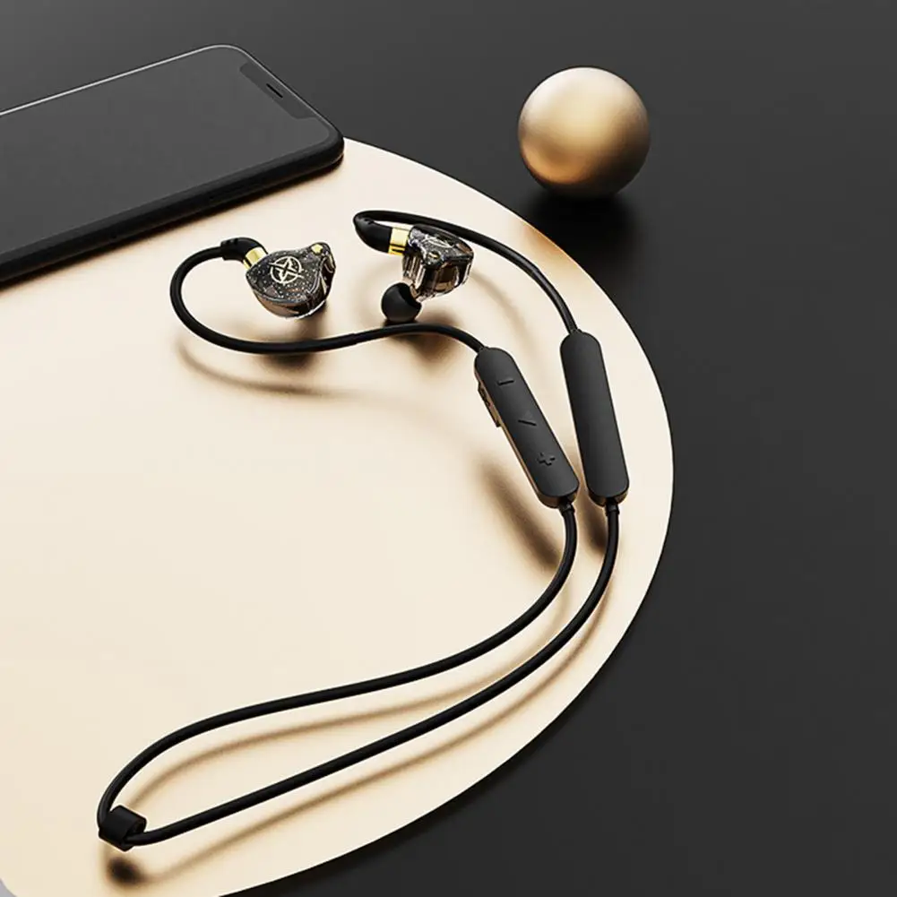 

Практичная гарнитура с декодированием звука на шею, подвесные 11 мм большие динамические круглые беспроводные наушники, домашние поставки