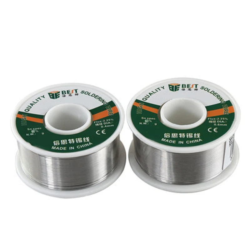 100g 0.3-0.6 0.8 1.0 1.2mm Low Melting Point Rosin Solder Wire With High Tin Content For Computer Electronic Instrument Welding